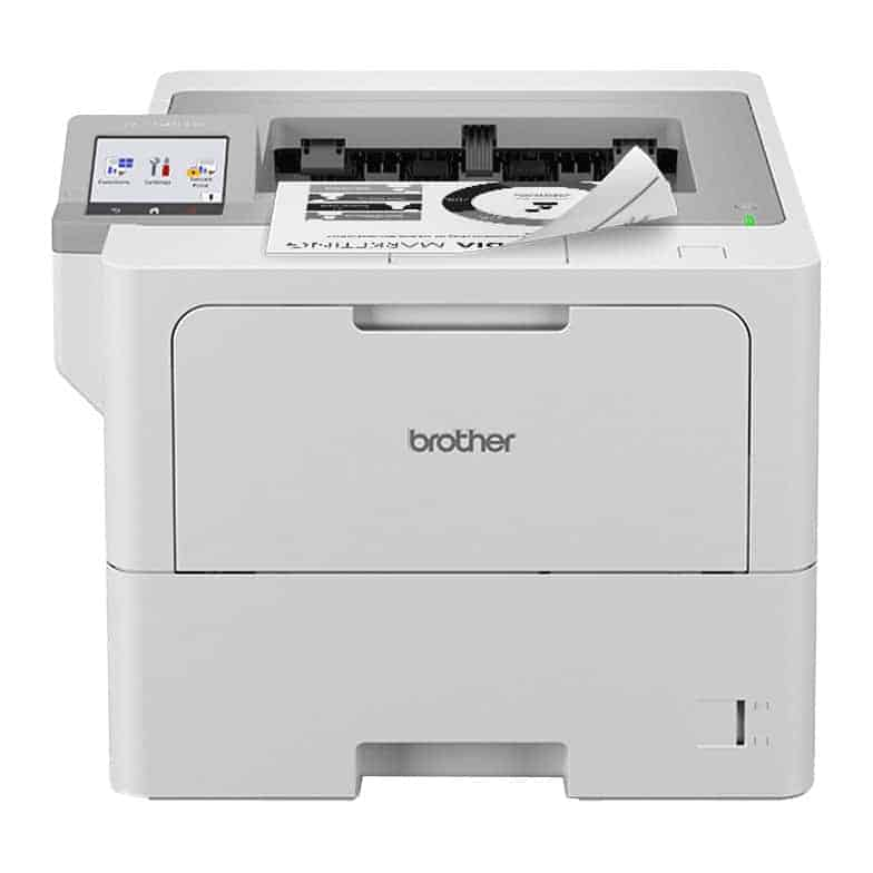 Brother A4 Mono Laser Printer With Touchscreen & Gigabit LAN